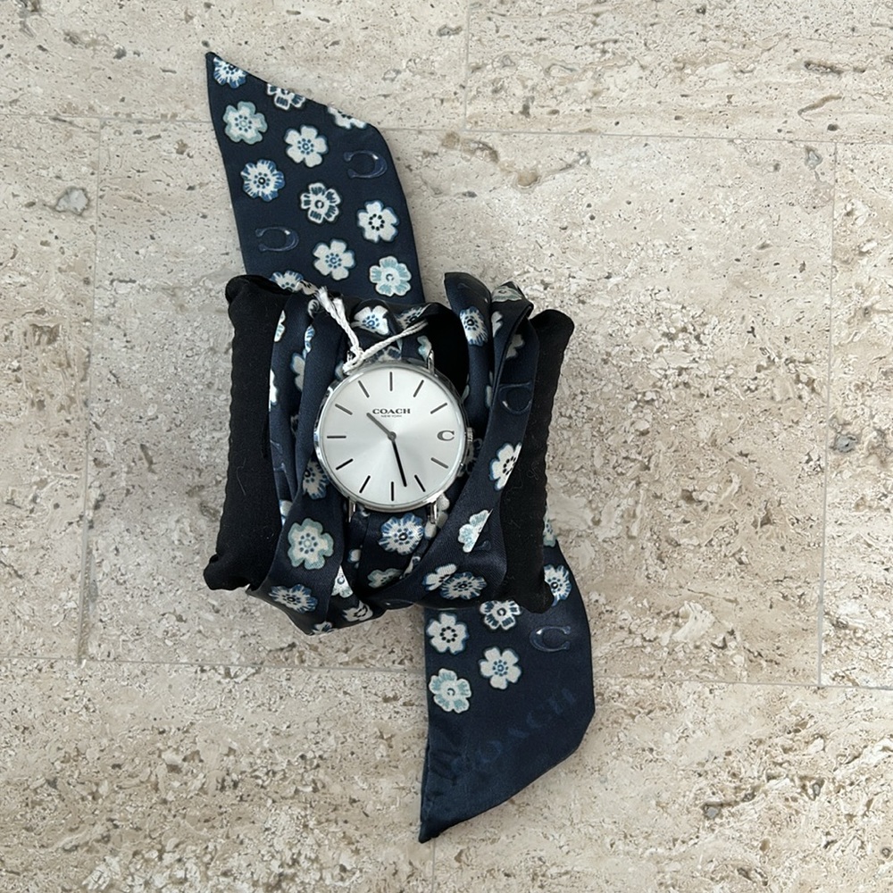 Coach silk wrap watch